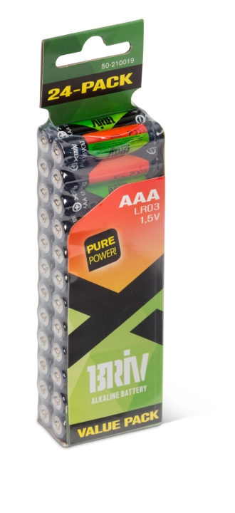Batteri AAA LR03 - 24-pack ryhmässä KODINELEKTRONIIKKA / Paristot & Laturit / Akut / AAA @ TP E-commerce Nordic AB (C24446)