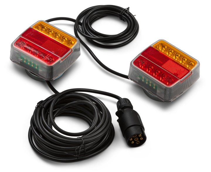 Baklykteset LED magnetfäste 2-pack komplett, 1/6 ryhmässä AUTO / Auton valot / Hälytysvalot @ TP E-commerce Nordic AB (C24605)