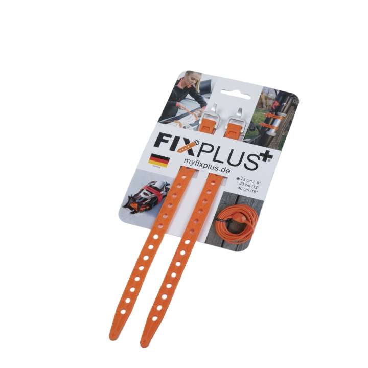 Spännband FixPlus 2-pack 23 cm Orange ryhmässä URHEILU, VAPAA-AIKA JA HARRASTUS / Ulkoilu / Ulkoiluvälineet @ TP E-commerce Nordic AB (C24707)