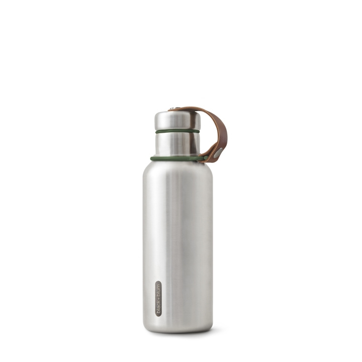 Steel Thermo bottle B+B Small 500 ml Oliv ryhmässä URHEILU, VAPAA-AIKA JA HARRASTUS / Ulkoilu / Termos- ja vesipullot @ TP E-commerce Nordic AB (C24809)