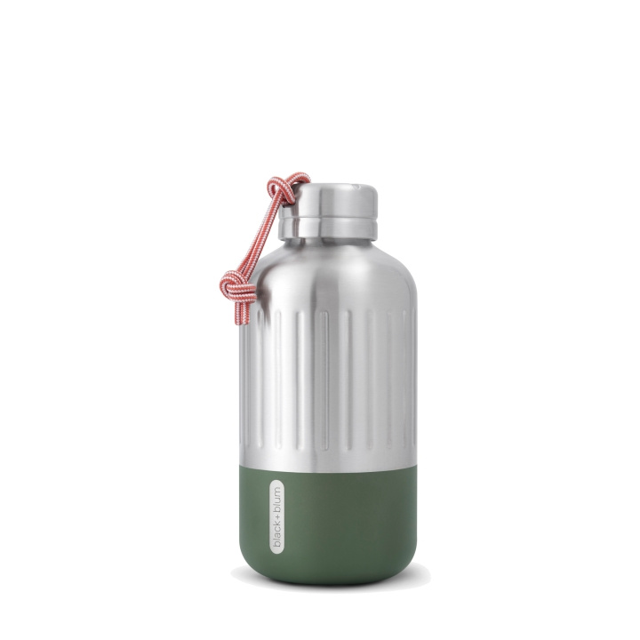 Explorer Thermo bottle B+B Small 600 ml Oliv ryhmässä URHEILU, VAPAA-AIKA JA HARRASTUS / Ulkoilu / Termos- ja vesipullot @ TP E-commerce Nordic AB (C24811)