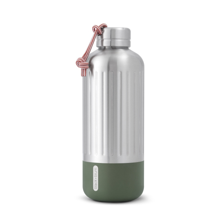 Explorer Thermo bottle B+B Large 850 ml Oliv ryhmässä URHEILU, VAPAA-AIKA JA HARRASTUS / Ulkoilu / Termos- ja vesipullot @ TP E-commerce Nordic AB (C24812)