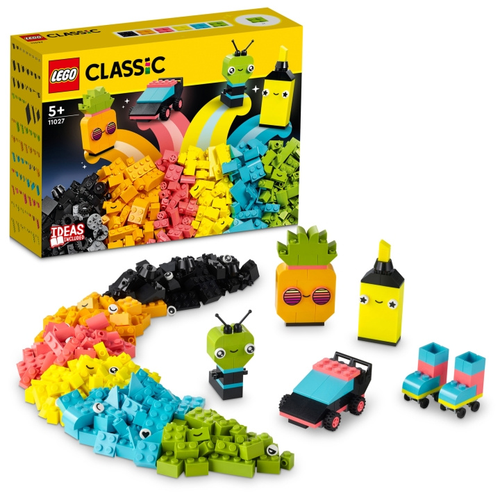 LEGO Kreativt skoj med neonfärger 11027 ryhmässä LELUT, TUOTTEET LAPSILLE JA VAUVOILLE / Leikkikalut, Askartelu &Pelit / Rakennuslelut / Lego @ TP E-commerce Nordic AB (C24962)