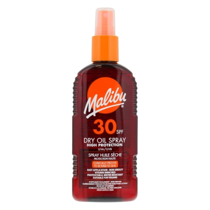 Malibu Dry Oil Spray SPF30 200ml ryhmässä KAUNEUS JA TERVEYS / Ihonhoito / Rusketus / Aurinkosuoja @ TP E-commerce Nordic AB (C25251)