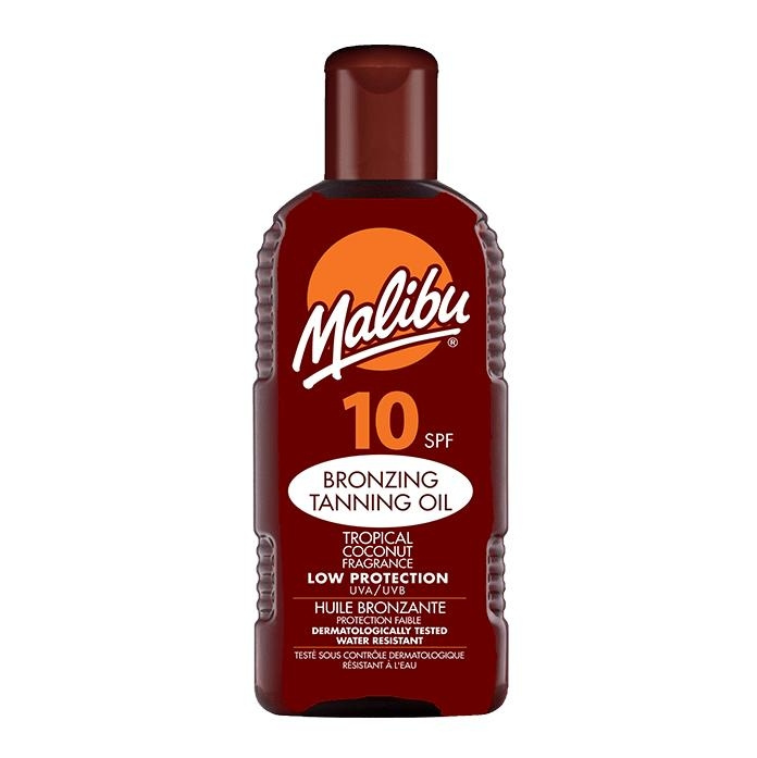 Malibu Bronzing Tanning Oil SPF10 200ml ryhmässä KAUNEUS JA TERVEYS / Ihonhoito / Rusketus / Aurinkosuoja @ TP E-commerce Nordic AB (C25252)