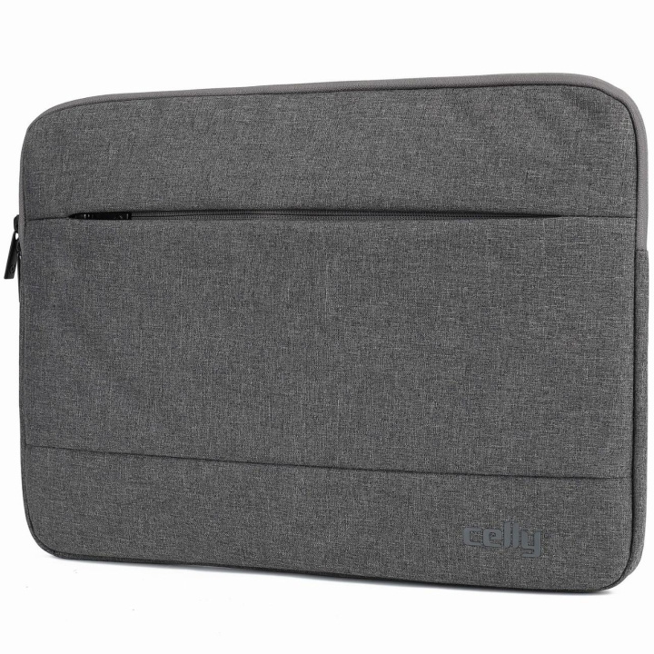 Celly Sleeve för laptop 15,6 Grå ryhmässä TIETOKOONET & TARVIKKEET / Kannettavat tietokoneet & tarvikkeet / Laukut & Suojat / 17 @ TP E-commerce Nordic AB (C25318)