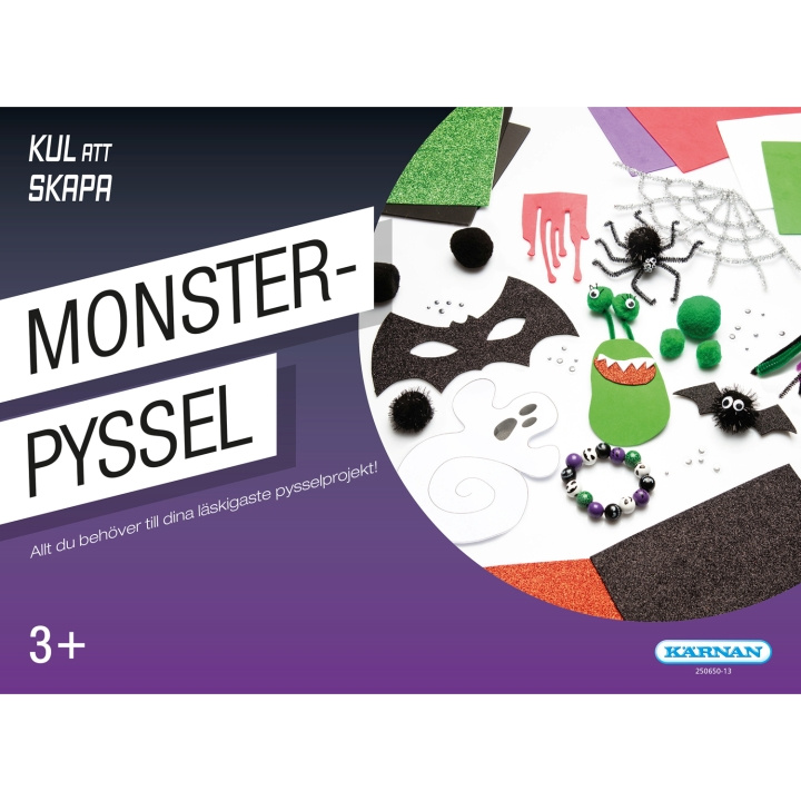 Kärnan Kul att skapa Monsterpyssel ryhmässä LELUT, TUOTTEET LAPSILLE JA VAUVOILLE / Leikkikalut, Askartelu &Pelit / Käsityöt @ TP E-commerce Nordic AB (C25362)