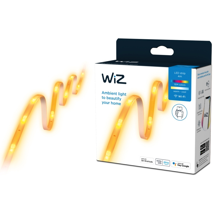 WiZ WiFi LED-Strip 4m inkl strömadapter Promo ryhmässä KODINELEKTRONIIKKA / Valaistus / LED-silmukka @ TP E-commerce Nordic AB (C25373)