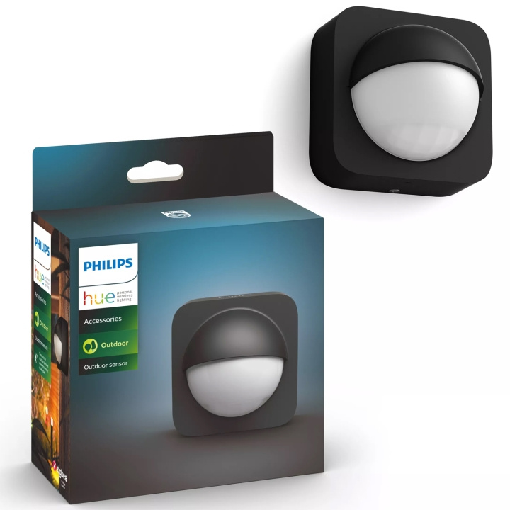 Philips Hue Utomhussensor ryhmässä KOTI, TALOUS JA PUUTARHA / Sähkö & Valaistus / Ulkovalaistus / Julkisivuvalaistus / Liiketunnistimella @ TP E-commerce Nordic AB (C25379)