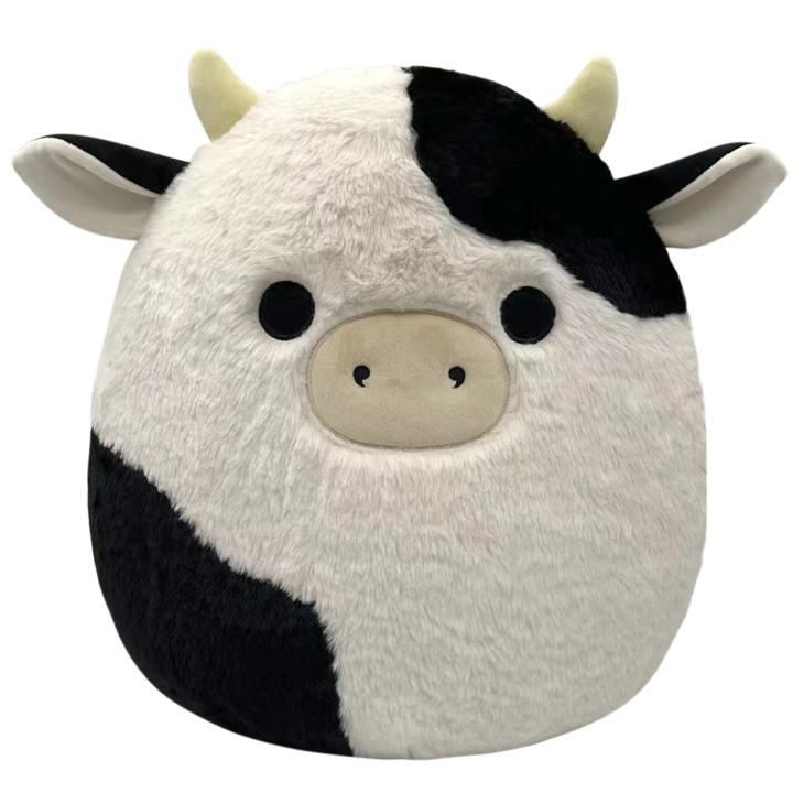 Squishmallows Fuzz A Mallows Connor Cow 40cm ryhmässä LELUT, TUOTTEET LAPSILLE JA VAUVOILLE / Lelut vauvoille (0-3v) / Pehmolelut @ TP E-commerce Nordic AB (C25466)
