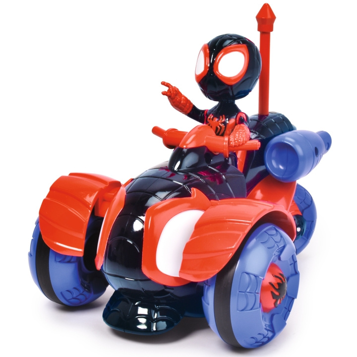 Jada Toys Marvel Miles Morales Radiostyrd bil ryhmässä LELUT, TUOTTEET LAPSILLE JA VAUVOILLE / Radio-ohjattava / Radio-ohjattavat autot @ TP E-commerce Nordic AB (C25512)