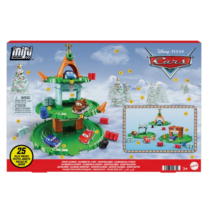 Disney Pixar Cars Minis Adventskalender ryhmässä LELUT, TUOTTEET LAPSILLE JA VAUVOILLE / Leikkikalut, Askartelu &Pelit / Joulukalenterit @ TP E-commerce Nordic AB (C25546)