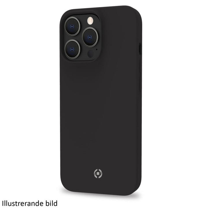 Celly Cromo Soft rubber case iPhone 15 Pro Svart ryhmässä ÄLYPUHELIMET JA TABLETIT / Puhelimen suojakotelo / Apple / iPhone 15 @ TP E-commerce Nordic AB (C25586)