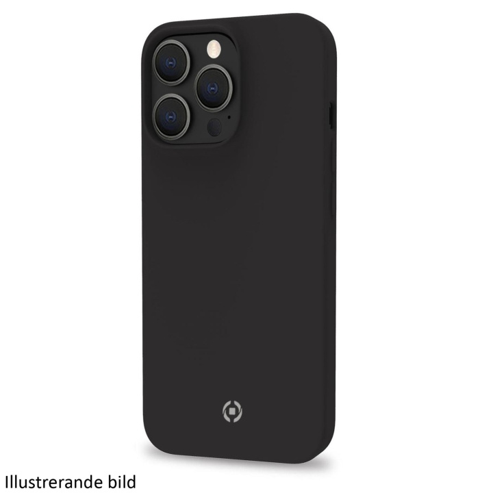 Celly Cromo Soft rubber case iPhone 15 Pro Svart ryhmässä ÄLYPUHELIMET JA TABLETIT / Puhelimen suojakotelo / Apple / iPhone 15 @ TP E-commerce Nordic AB (C25586)