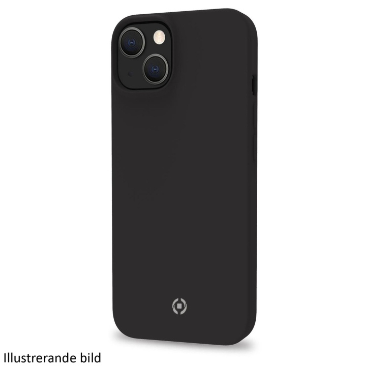 Celly Cromo Soft rubber case iPhone 15 Plus Svart ryhmässä ÄLYPUHELIMET JA TABLETIT / Puhelimen suojakotelo / Apple / iPhone 15 @ TP E-commerce Nordic AB (C25589)