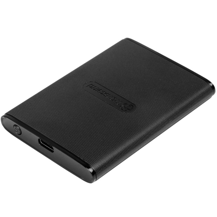 Transcend Portabel SSD ESD270C USB-C 2TB (R520/W460) Svart ryhmässä TIETOKOONET & TARVIKKEET / Tietokoneen komponentit / Kovalevyt / SSD @ TP E-commerce Nordic AB (C25663)