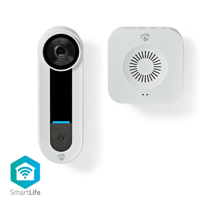 Nedis SmartLife Video Ovipuhelin | Wi-Fi | Verkkovirtakäyttöinen | 1536x1536 | MicroSD (ei sisälly) / Onvif / Pilvipalvelutallennus (valinnainen) | IP65 | Liiketunnistimella | Valkoinen ryhmässä KOTI, TALOUS JA PUUTARHA / Hälytys ja turvallisuus / Ovikellot @ TP E-commerce Nordic AB (C25726)