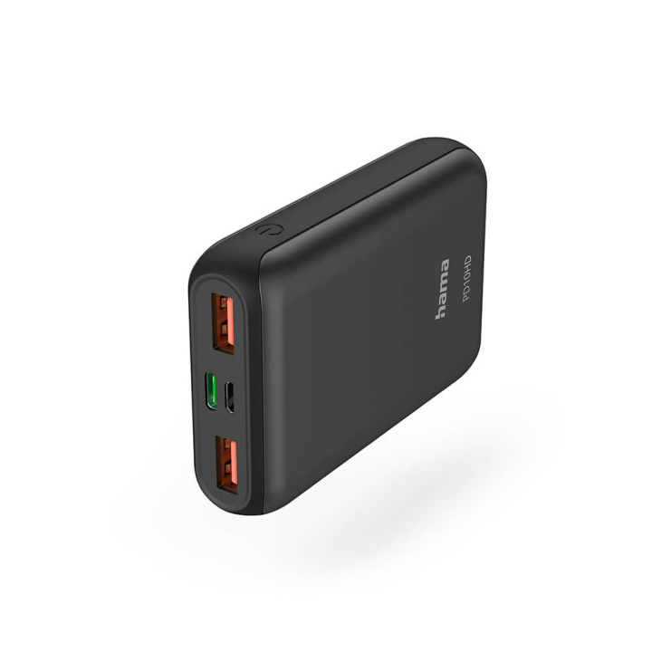 HAMA Powerbank PD 10000mAh Anthracite ryhmässä ÄLYPUHELIMET JA TABLETIT / Laturit & Kaapelit / Powerbanks @ TP E-commerce Nordic AB (C25741)