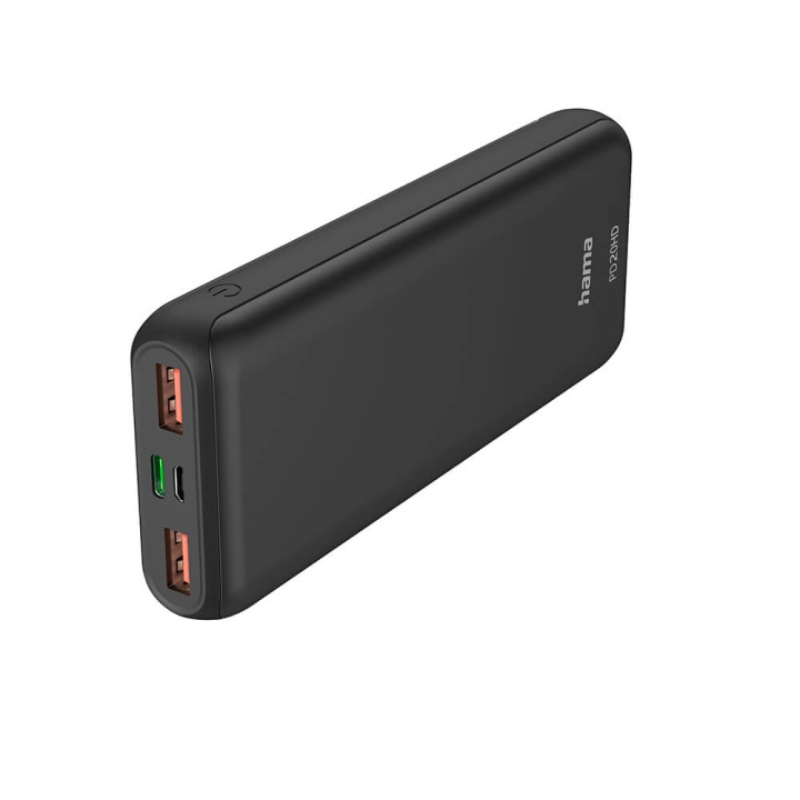 HAMA Powerbank PD 20000mAh Anthracite ryhmässä ÄLYPUHELIMET JA TABLETIT / Laturit & Kaapelit / Powerbanks @ TP E-commerce Nordic AB (C25742)