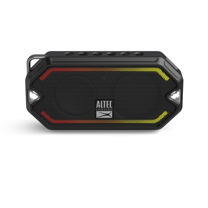 Altec Lansing Kaiutin IMV1000 HydraMini RGB IPX67 Musta ryhmässä KODINELEKTRONIIKKA / Ääni & Kuva / Kaiuttimet & Tarvikkeet / Bluetooth-kaiutin / Kannettavat kaiuttimet @ TP E-commerce Nordic AB (C25749)