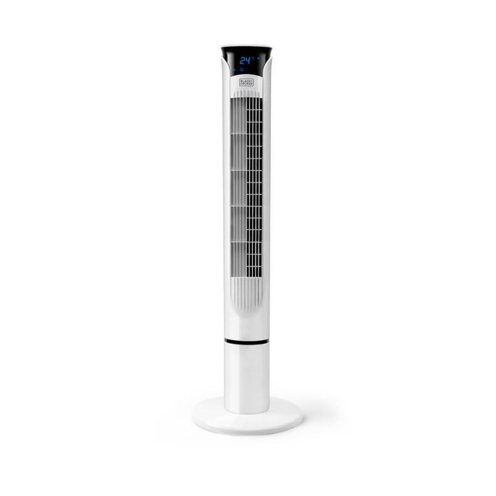 BLACK+DECKER TOWER FAN White 102cm ryhmässä KOTI, TALOUS JA PUUTARHA / Tuulettimet ja ilmastointilaitteet / Tornituulettimet @ TP E-commerce Nordic AB (C25767)