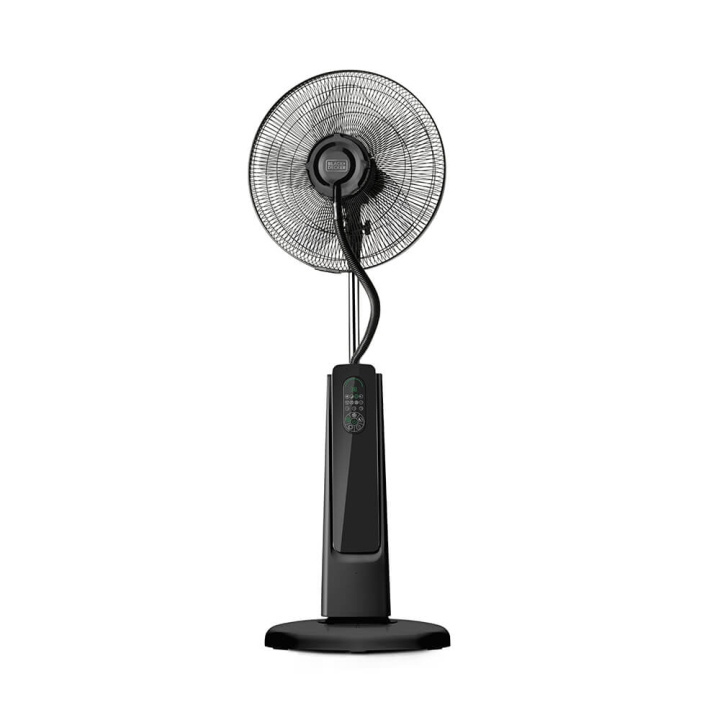 BLACK+DECKER Mist Fan Black ryhmässä KOTI, TALOUS JA PUUTARHA / Tuulettimet ja ilmastointilaitteet / Lattiatuulettimet @ TP E-commerce Nordic AB (C25769)