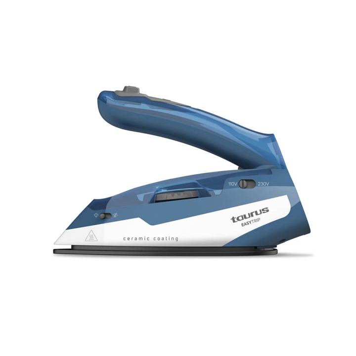 Taurus Travel Iron EasyTrip Blue ryhmässä KOTI, TALOUS JA PUUTARHA / Vaatehuolto / Silitysrauta @ TP E-commerce Nordic AB (C25785)