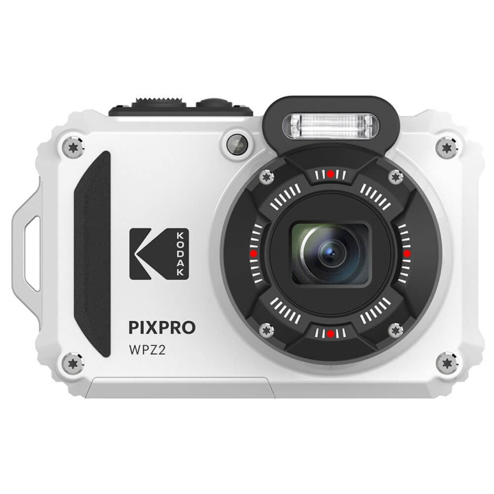 KODAK Digital Camera Pixpro WPZ2 5x WP 16MP wifi White ryhmässä KODINELEKTRONIIKKA / Valokuvat & Videot / Kamerat @ TP E-commerce Nordic AB (C25903)