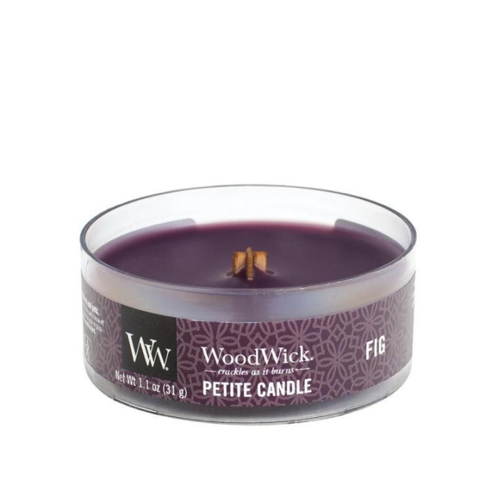 WoodWick Petite - Fig ryhmässä KAUNEUS JA TERVEYS / Tuoksut & Parfyymit / Muut tuoksut / Tuoksukynttilät @ TP E-commerce Nordic AB (C25957)