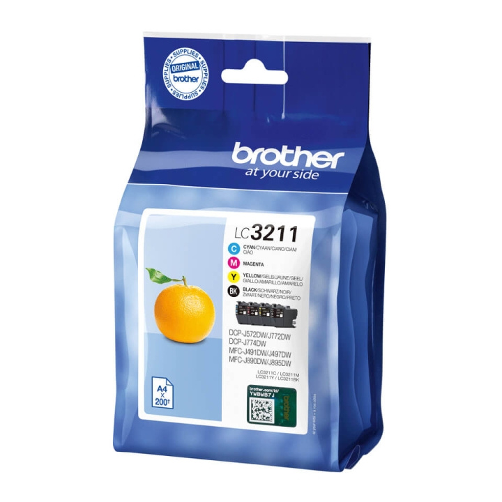 Brother Musteet LC3211VALDR LC-3211 Multipack ryhmässä TIETOKOONET & TARVIKKEET / Tulostimet & Tarvikkeet / Musteet ja väriaineet / Toner / Brother @ TP E-commerce Nordic AB (C26088)