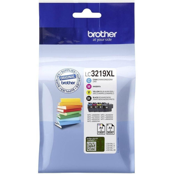 Brother Musteet LC3219XLVALDR LC-3219XL Multipack ryhmässä TIETOKOONET & TARVIKKEET / Tulostimet & Tarvikkeet / Musteet ja väriaineet / Toner / Brother @ TP E-commerce Nordic AB (C26103)