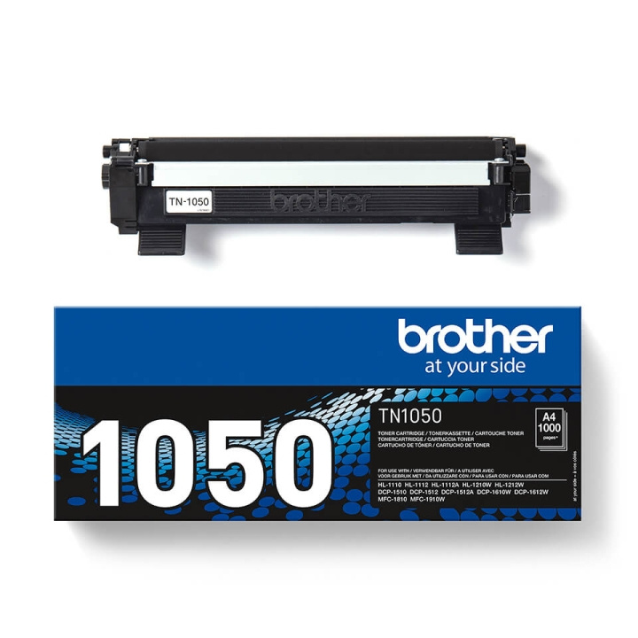 Brother Toner TN1050 TN-1050 Musta ryhmässä TIETOKOONET & TARVIKKEET / Tulostimet & Tarvikkeet / Musteet ja väriaineet / Mustepatruunat / Brother @ TP E-commerce Nordic AB (C26176)