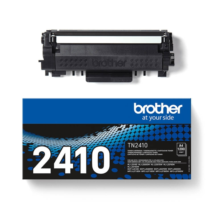 Brother Toner TN2410 TN-2410 Musta ryhmässä TIETOKOONET & TARVIKKEET / Tulostimet & Tarvikkeet / Musteet ja väriaineet / Toner / Brother @ TP E-commerce Nordic AB (C26191)