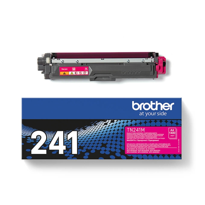 Brother Toner TN241M TN-241 Magenta ryhmässä TIETOKOONET & TARVIKKEET / Tulostimet & Tarvikkeet / Musteet ja väriaineet / Toner / Brother @ TP E-commerce Nordic AB (C26194)