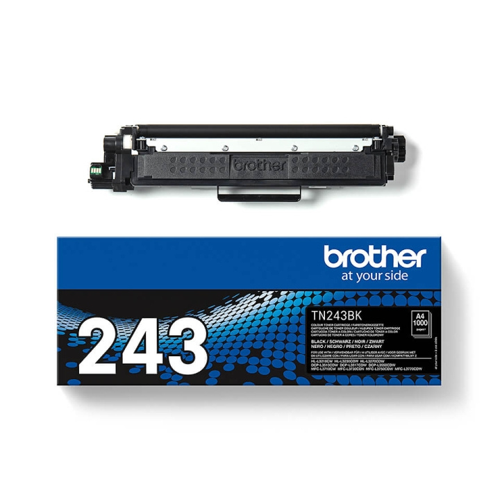 Brother Toner TN243BK TN-243 Musta ryhmässä TIETOKOONET & TARVIKKEET / Tulostimet & Tarvikkeet / Musteet ja väriaineet / Toner / Brother @ TP E-commerce Nordic AB (C26201)