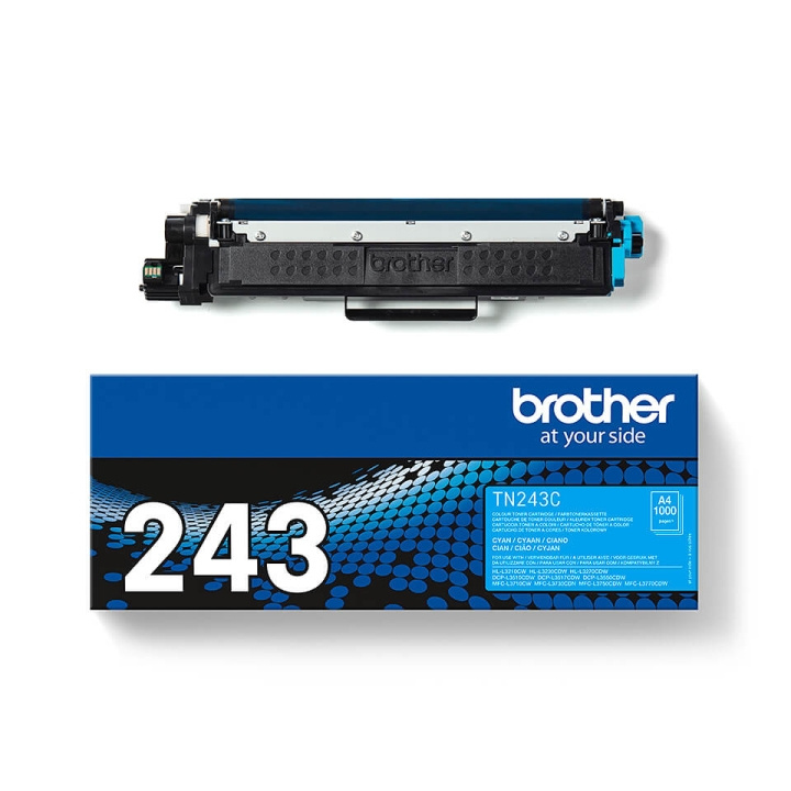 Brother Toner TN243C TN-243 Cyan ryhmässä TIETOKOONET & TARVIKKEET / Tulostimet & Tarvikkeet / Musteet ja väriaineet / Toner / Brother @ TP E-commerce Nordic AB (C26202)