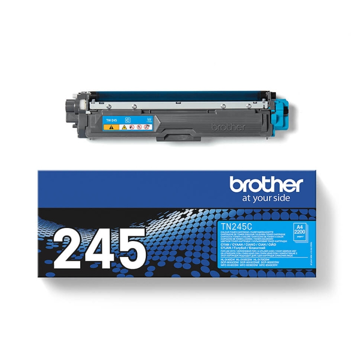 Brother Toner TN245C TN-245 Cyan ryhmässä TIETOKOONET & TARVIKKEET / Tulostimet & Tarvikkeet / Musteet ja väriaineet / Toner / Brother @ TP E-commerce Nordic AB (C26206)