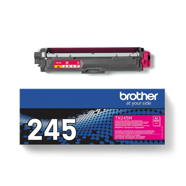 Brother Toner TN245M TN-245 Magenta ryhmässä TIETOKOONET & TARVIKKEET / Tulostimet & Tarvikkeet / Musteet ja väriaineet / Toner / Brother @ TP E-commerce Nordic AB (C26207)