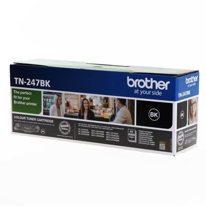 Brother Toner TN247BK TN-247 Musta ryhmässä TIETOKOONET & TARVIKKEET / Tulostimet & Tarvikkeet / Musteet ja väriaineet / Toner / Brother @ TP E-commerce Nordic AB (C26212)