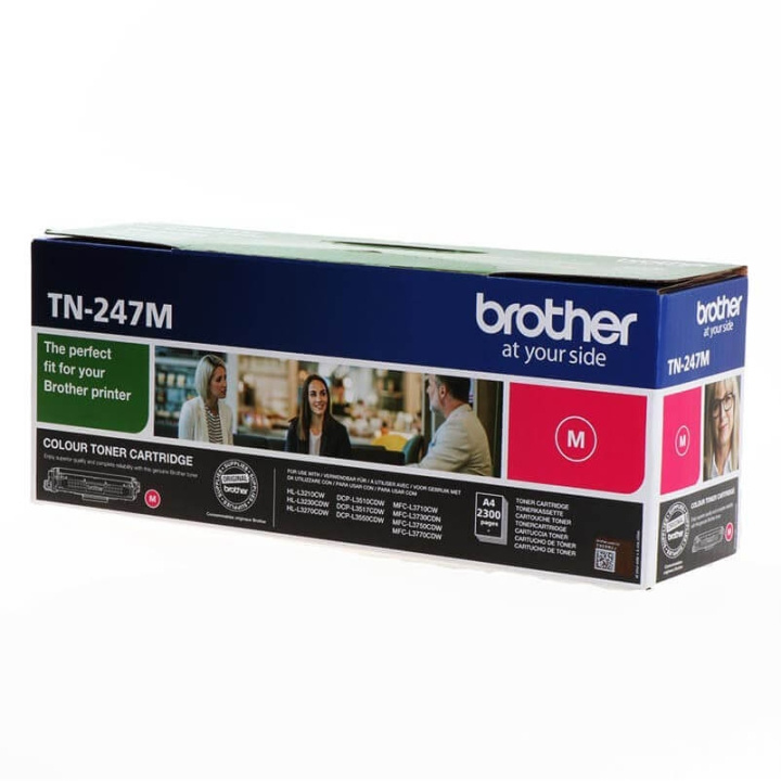 Brother Toner TN247M TN-247 Magenta ryhmässä TIETOKOONET & TARVIKKEET / Tulostimet & Tarvikkeet / Musteet ja väriaineet / Toner / Brother @ TP E-commerce Nordic AB (C26214)