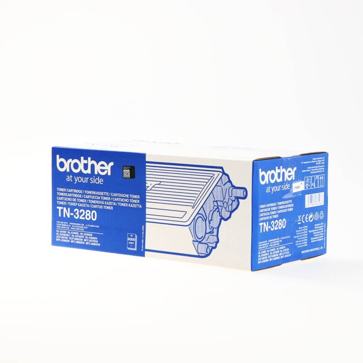 Brother Toner TN3280 TN-3280 Musta ryhmässä TIETOKOONET & TARVIKKEET / Tulostimet & Tarvikkeet / Musteet ja väriaineet / Toner / Brother @ TP E-commerce Nordic AB (C26236)