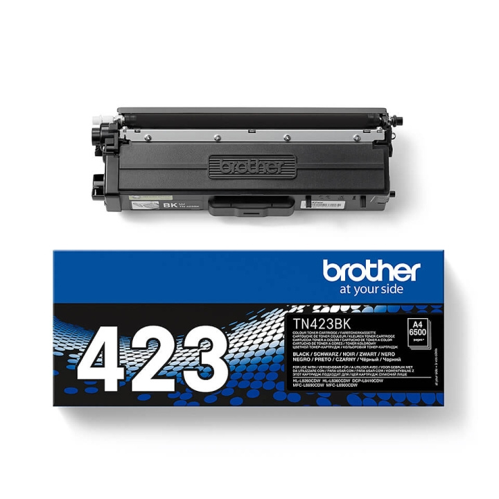 Brother Toner TN423BK TN-423 Musta ryhmässä TIETOKOONET & TARVIKKEET / Tulostimet & Tarvikkeet / Musteet ja väriaineet / Toner / Brother @ TP E-commerce Nordic AB (C26256)