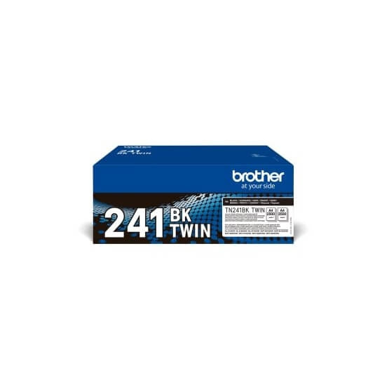 BROTHER Toner TN241BKTWIN TN-241 Black Twin-pack ryhmässä TIETOKOONET & TARVIKKEET / Tulostimet & Tarvikkeet / Musteet ja väriaineet / Toner / Brother @ TP E-commerce Nordic AB (C26275)