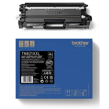 BROTHER Toner TN821XXLBK TN-821XXL Black ryhmässä TIETOKOONET & TARVIKKEET / Tulostimet & Tarvikkeet / Musteet ja väriaineet / Mustepatruunat / Brother @ TP E-commerce Nordic AB (C26285)