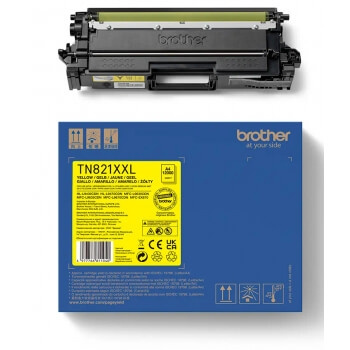 BROTHER Toner TN821XXLY TN-821XXL Yellow ryhmässä TIETOKOONET & TARVIKKEET / Tulostimet & Tarvikkeet / Musteet ja väriaineet / Mustepatruunat / Brother @ TP E-commerce Nordic AB (C26288)