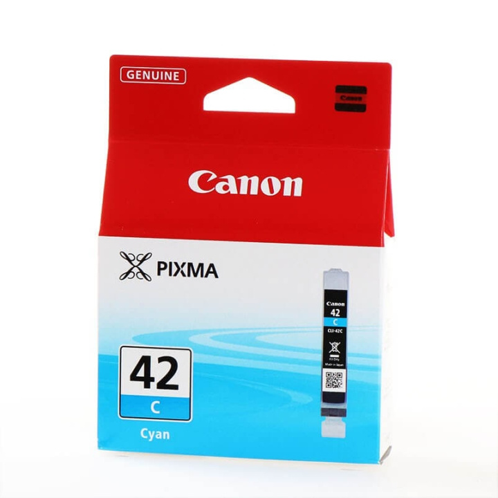 Canon Musteet 6385B001 CLI-42 Cyan ryhmässä TIETOKOONET & TARVIKKEET / Tulostimet & Tarvikkeet / Musteet ja väriaineet / Toner / Canon @ TP E-commerce Nordic AB (C26296)