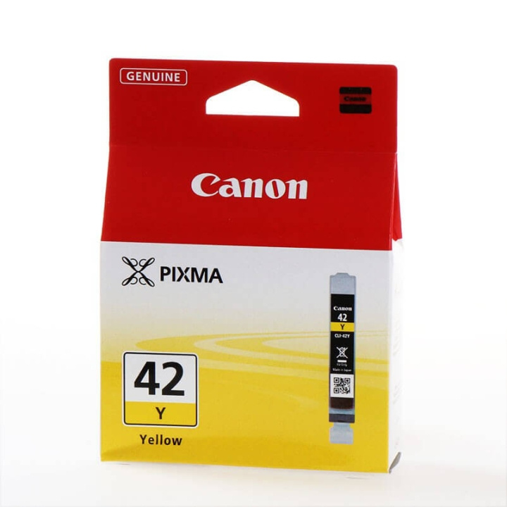 Canon Musteet 6387B001 CLI-42 Keltainen ryhmässä TIETOKOONET & TARVIKKEET / Tulostimet & Tarvikkeet / Musteet ja väriaineet / Toner / Canon @ TP E-commerce Nordic AB (C26298)