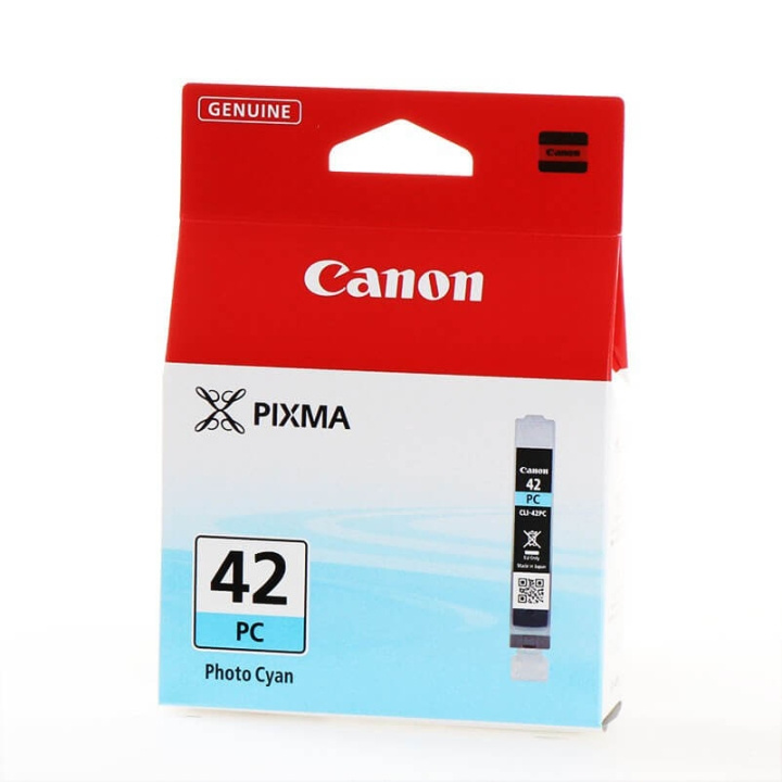 Canon Musteet 6388B001 CLI-42 Photo Cyan ryhmässä TIETOKOONET & TARVIKKEET / Tulostimet & Tarvikkeet / Musteet ja väriaineet / Toner / Canon @ TP E-commerce Nordic AB (C26299)