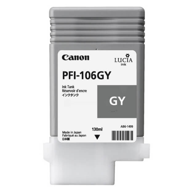 CANON Ink 6630B001 PFI-106 Grey ryhmässä TIETOKOONET & TARVIKKEET / Tulostimet & Tarvikkeet / Musteet ja väriaineet / Toner / Canon @ TP E-commerce Nordic AB (C26380)