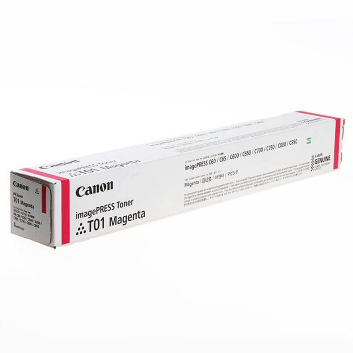 Canon Toner 8068B001 T01 Magenta ryhmässä TIETOKOONET & TARVIKKEET / Tulostimet & Tarvikkeet / Musteet ja väriaineet / Toner / Canon @ TP E-commerce Nordic AB (C26429)